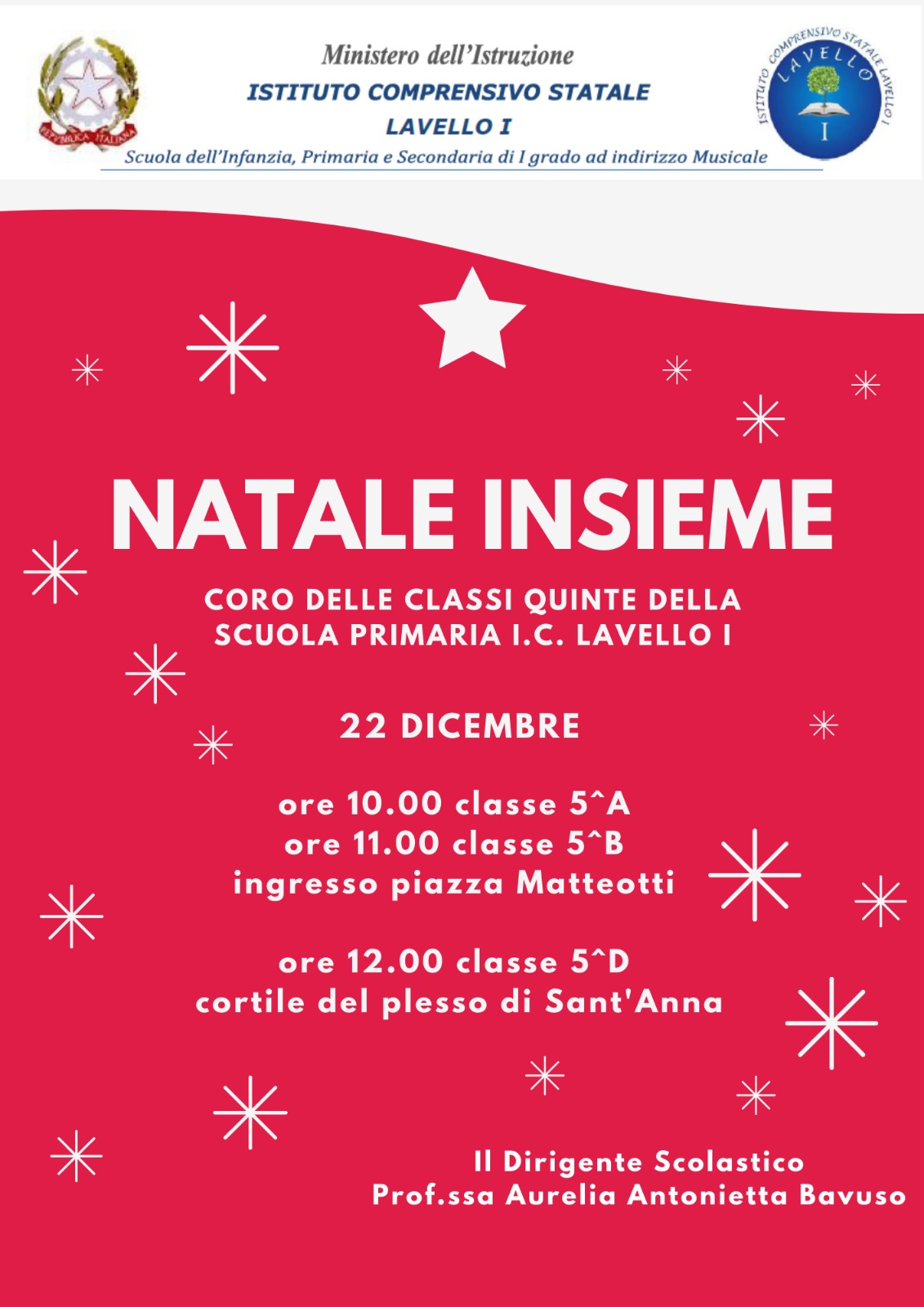 Locandina Natale Isieme