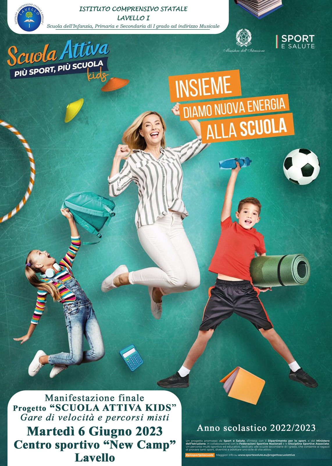 Locandina Progetto SCUOLA ATTIVA KIDS