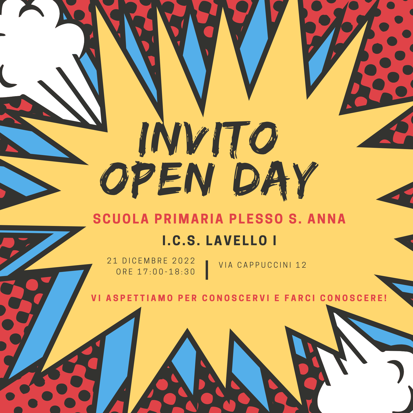 immagine invito open day sanna